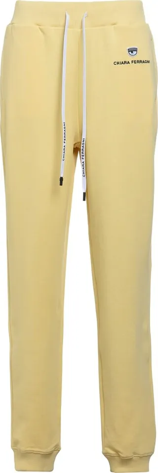 Fleece Joggers With Drawcord Waist And Logo Detail