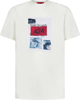 424 Graphic Printed Crewneck T-Shirt