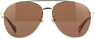 Gucci Eyewear Aviator Frame Sunglasses