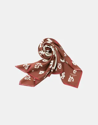 Moon Rabbit Silk Scarf