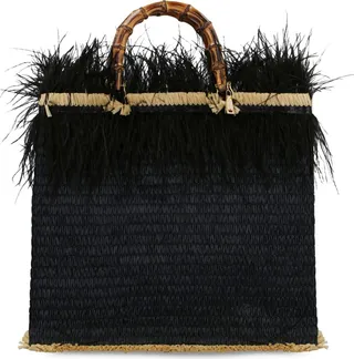 Erice Raffia Tote Bag