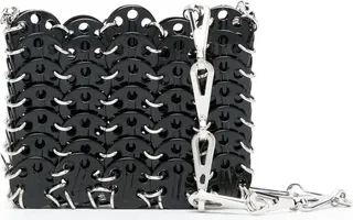 Black Paillette Chainmail Shoulder Bag