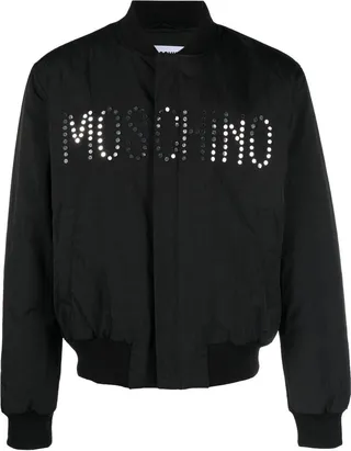 Logo-Detail Bomber Jacket