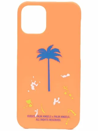 logo-print paint-splatter iPhone 12 Mini case