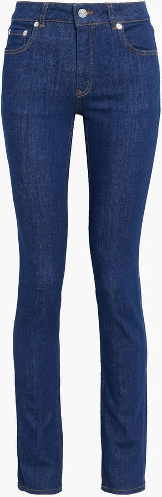 Mid-rise skinny jeans