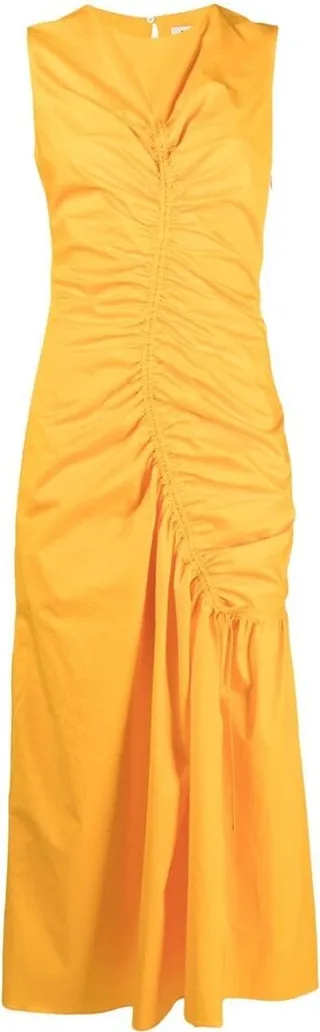 Rosie gathered midi dress