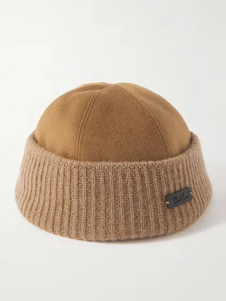 Logo-Appliquéd Storm System® Cashmere Beanie