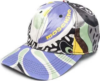 Logo Graphic Print Baseball Cap
