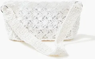 Crochet Baguette Shoulder Bag
