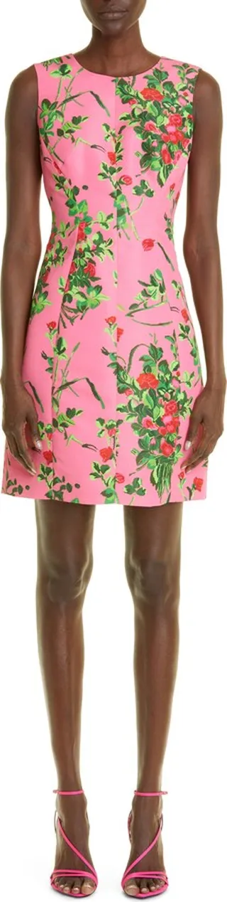 Tea Rose Sleeveless Sheath Dress