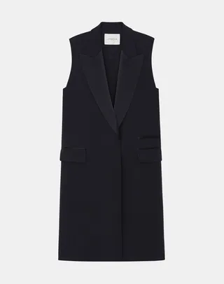 Responsible Wool Silk Tuxedo Vest