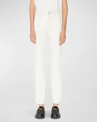 Le Super High Straight Leather Pants