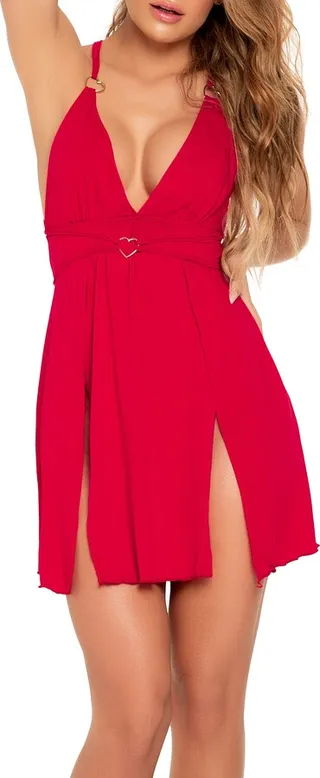 Strappy Heart Detail Chemise