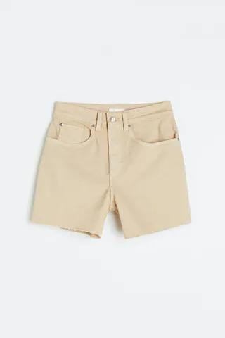 High Waist Denim Shorts