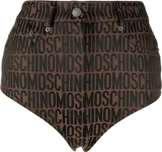 Monogram-Print Hot Pants