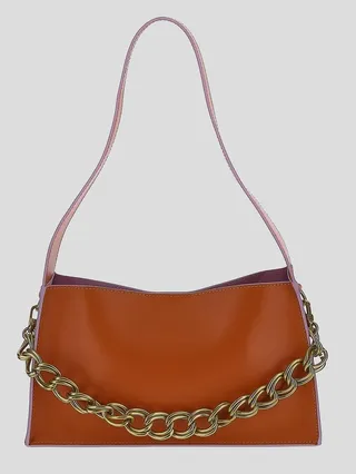 Manu Atelier Mini Kesme Chain Link Shoulder Bag