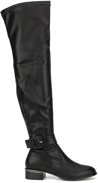 Hailey Crocodile Over the Knee Boot