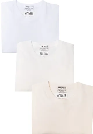 slim cotton T-shirt (pack of 3)