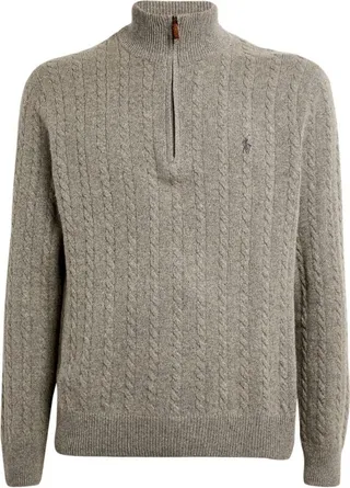 Polo Ralph Lauren Wool-Blend Half-Zip Sweater