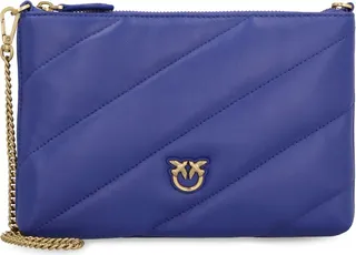 Love Simply Quilted Leather Shoulder Bag