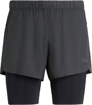 Overlaid Running Shorts