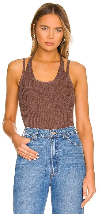 Louise Halter Two Layer Sweater Tank