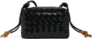 Bottega Veneta Mini Leather Intrecciato Loop Camera Bag
