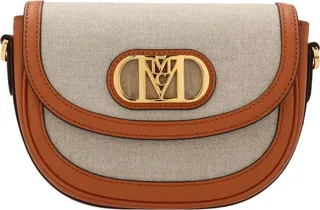 MCM Mode Travia Logo Plaque Small Crossbody Bag