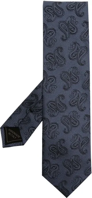 Paisley-Print Silk Tie