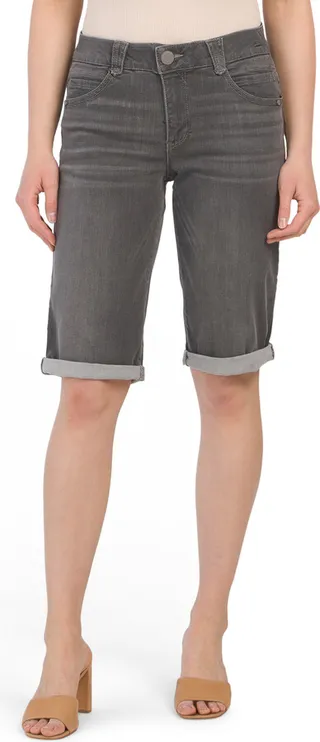 Cuffed Solution Bermuda Shorts