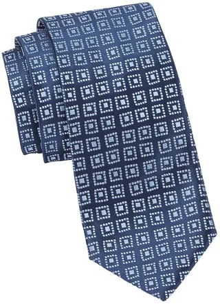 Geobean Woven Silk Tie
