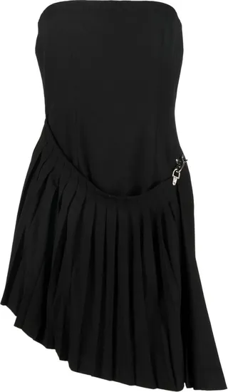 Mini Pleated Detail Dress