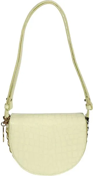 Stella McCartney Logo Plaque Chain Linked Shoulder Bag