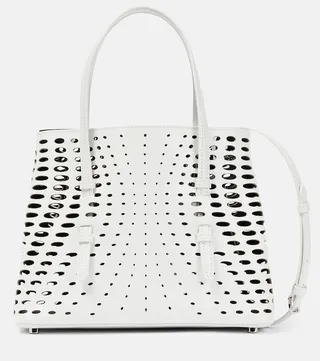 Le Mina 25 Small leather tote bag