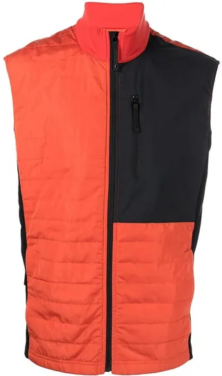 Colour-Block Fleece Vest