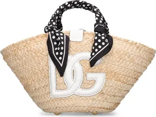 Kendra raffia tote bag