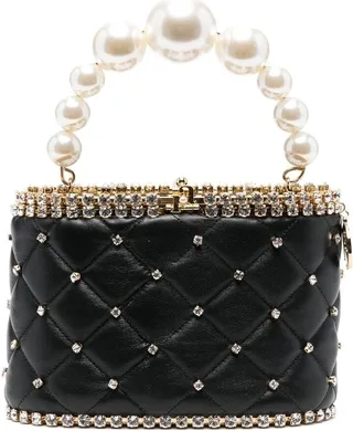 Crystal-Embellished Tote Bag
