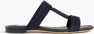 Suede slides