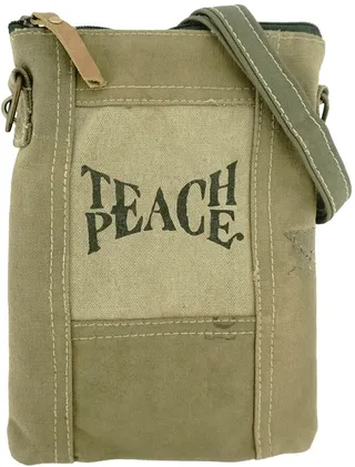 Teach Peace Crossbody Bag