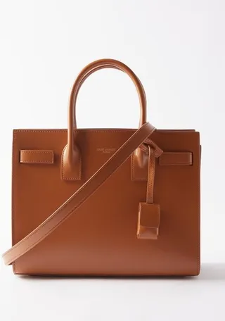 Sac De Jour Baby Leather Handbag