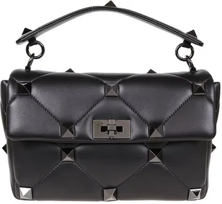 Valentino Garavani Roman Stud Chained Tote Bag