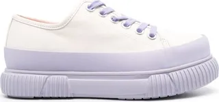 Two-Tone Platform Sneakers