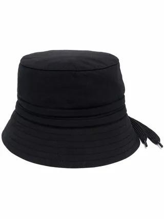 Drawstring-Detail Bucket Hat
