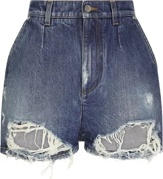 Dolce & Gabbana Distressed Denim Shorts