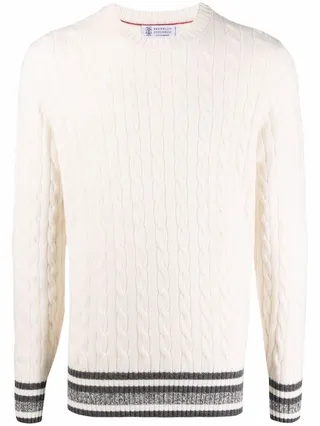 Cable-Knit Cashmere Jumper