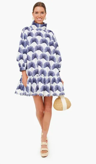 Palma Mangle Noche Hibisco Mini Dress
