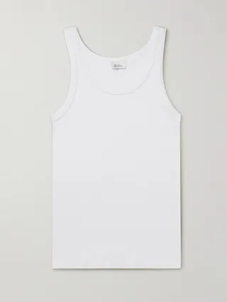 Friedrich Slim-Fit Ribbed Cotton-Jersey Tank Top