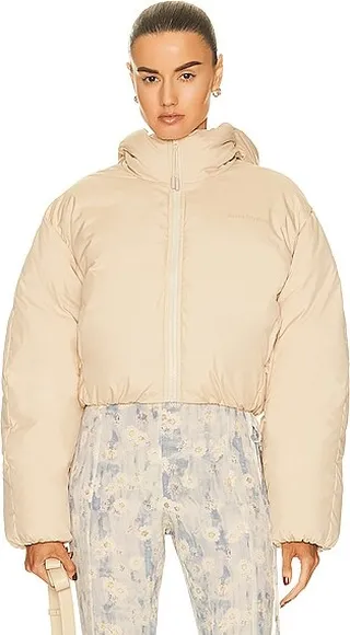 Acne Studios Puffer Jacket in Beige