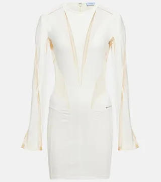 Paneled minidress