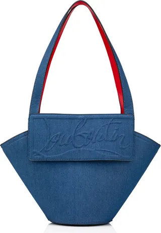 Women's Loubishore Denim Leather Tote Bag